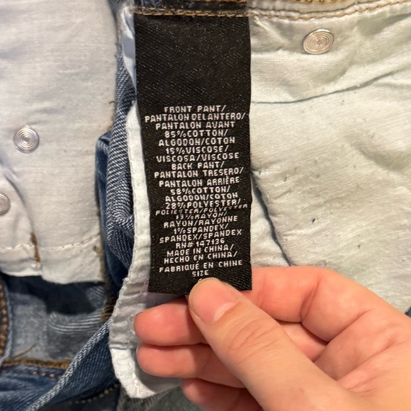 1822 Denim High-Rise Straight Leg Jeans - Size 6 - Light Wash - Picture 8 of 8